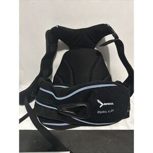 Breg Epic LP Adjustable Unisex Lumbar Back Support Brace Black Blue